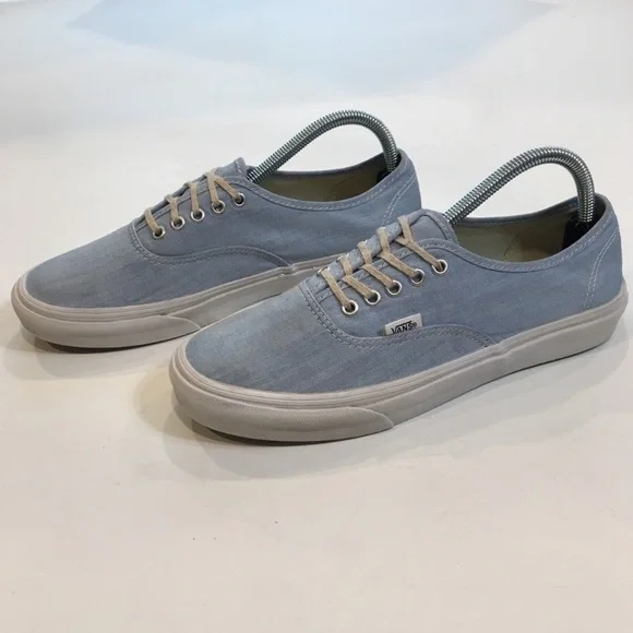 Vans | Light Blue Denim Canvas Sneaker - Picture 3 of 11